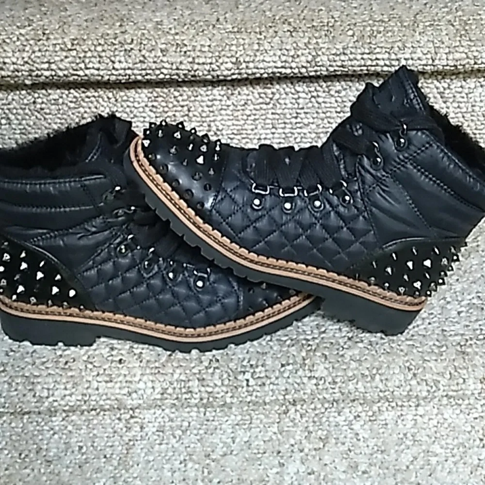 Sam Edelman Women's Studded Combat Fashion Boots - Sz 8 NWOB - Picture 5 of 13